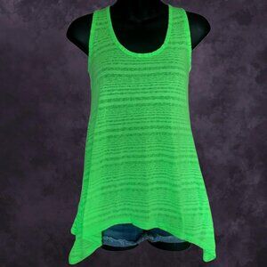 Neon Green Sheer Tank